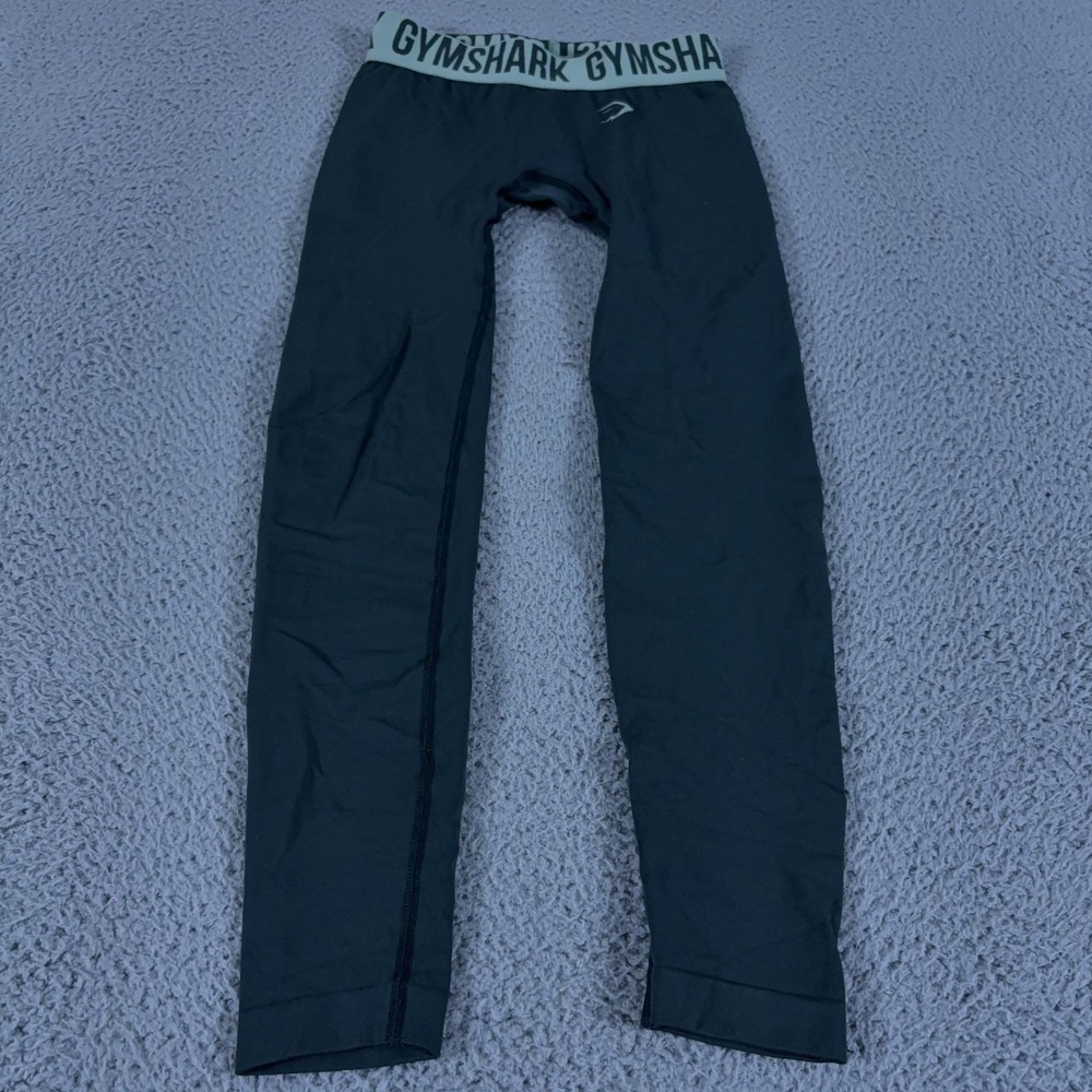 Gymshark Leggings Womens XS Green Fit Seamless Running Yoga Gym Lifting Athletic